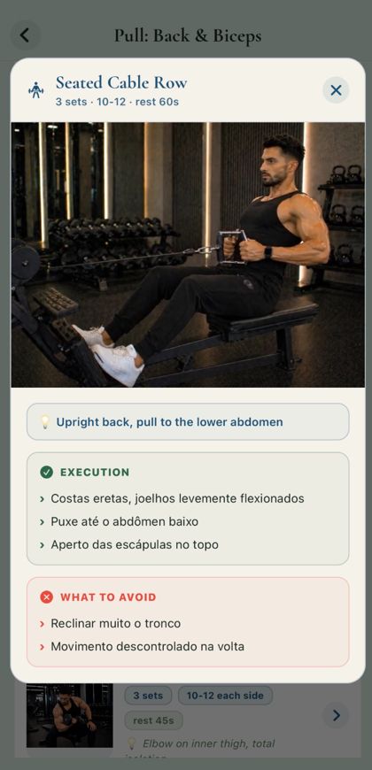 Workout library: seated cable row with technique cues and what to avoid